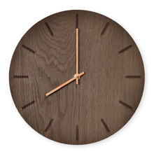 Billede af Hemverk Vægur Ø: 38 cm – Dark Oak/Kobber 