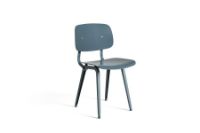 Billede af HAY Revolt Spisebordsstol SH: 46,5 cm - Ocean Powder Coated Steel/Ocean 