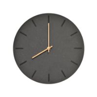 Billede af Hemverk Vægur Ø: 28 cm – Gunpowder/Gold 