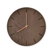 Billede af Hemverk Vægur Ø: 28 cm – Dark Oak/Copper