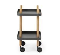 Billede af Normann Copenhagen Block Rullebord H: 64 cm - Mørkegrå