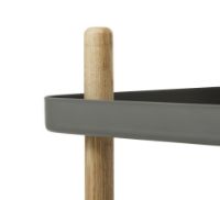 Billede af Normann Copenhagen Block Rullebord H: 64 cm - Mørkegrå