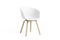 Billede af HAY AAC 22 About A Chair SH: 46 cm - Lacquered Oak Veneer/White