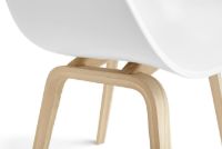 Billede af HAY AAC 22 About A Chair SH: 46 cm - Lacquered Oak Veneer/White