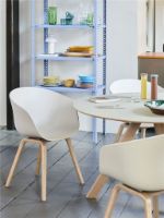 Billede af HAY AAC 22 About A Chair SH: 46 cm - Lacquered Oak Veneer/White