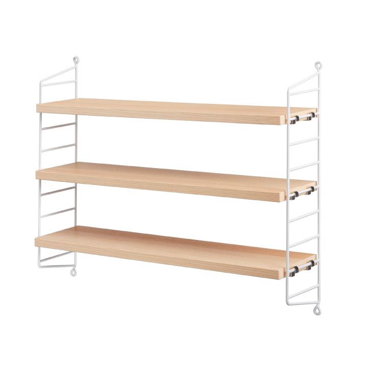 Billede af String Pocket Reol 60x50 cm - Ash/White