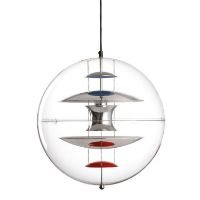 Billede af Verpan Verner Panton Globen Ø: 40 cm - Rød/Blå 