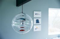 Billede af Verpan Verner Panton Globen Ø: 40 cm - Rød/Blå 