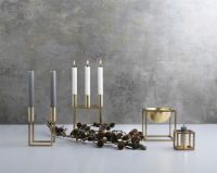 Billede af Audo Copenhagen Kubus Bowl Lille 14x14 cm - Messing 