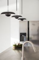 Billede af Piet Hein RA 250 Pendel Ø: 25 cm - Krom/Sort Ledning