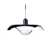 Billede af Piet Hein RA 400 Pendel Ø: 41,5 cm - Krom/Sort Ledning