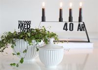 Billede af Felius Tillykke med dagen dekoskilt H: 9,1cm - Sort OUTLET