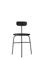 Billede af Audo Copenhagen Afteroom Dining Chair SH: 46 cm - Black Steel Base/Black Wood 