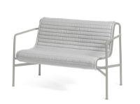 Billede af HAY Palissade Dining Bench L: 128 cm - Sky grey 