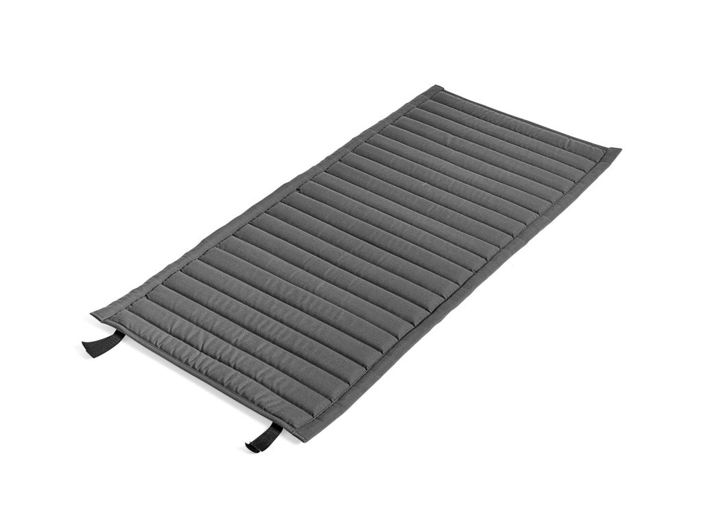 Billede af HAY Palissade Dining Armchair Quilted Cushion 103,5x44,5 cm  - Anthracite