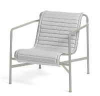 Billede af HAY Palissade Lounge Chair Low Quilted Cushion 49,5x117 cm  - Sky Grey 
