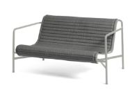 Billede af HAY Palissade Lounge Sofa Quilted Cushion 115,5x124 cm - Anthracite 