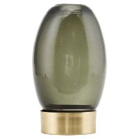 Billede af House Doctor fyrfadsstage Mushroom H:14 cm - Grå  OUTLET