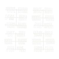 Billede af House Doctor Bogstaver 286, tal/symboler OUTLET