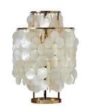 Billede af Verpan Fun 2TM Bordlampe H: 43cm - Brass