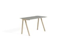 Billede af HAY CPH 90 Desk 130x65x74 cm - Lacquered Solid Oak/Grey Linoleum