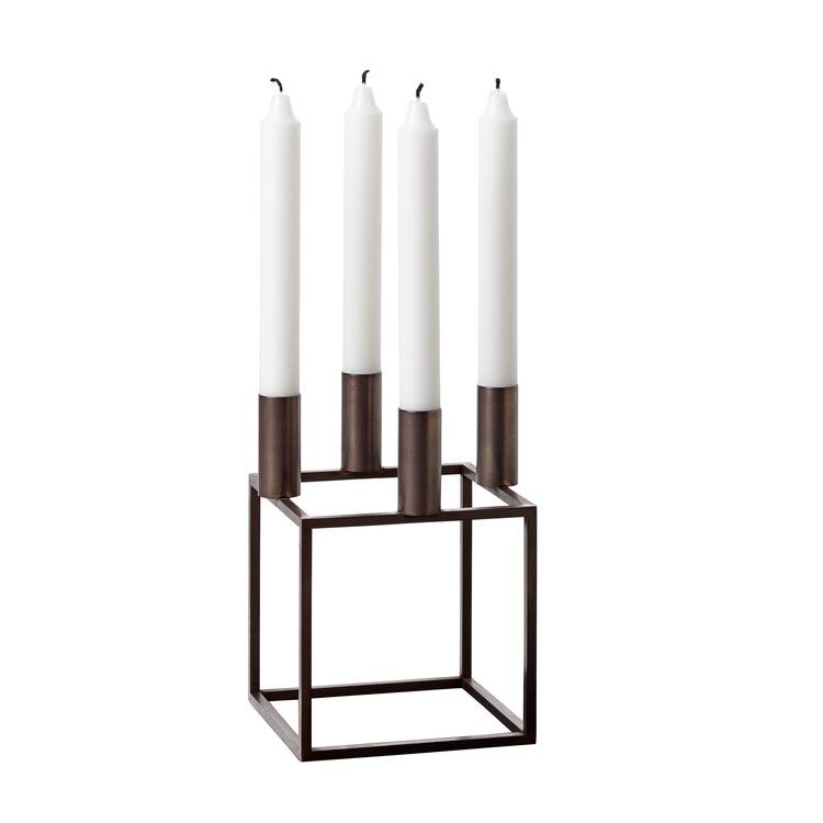 Billede af Audo Copenhagen Kubus 4 Stage 14x14 cm - Bruneret Kobber FORUDBESTIL: MARTS 