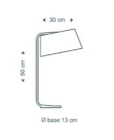 Billede af Secto Design Owalo 7020 Bordlampe H: 50 cm - Sort