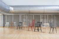 Billede af HAY Børge Mogensen J41 Spisebordsstol SH: 44,5 cm - White Lacquered Beech 