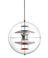 Billede af Verpan Akryl skærm til Globe Ø:40  Alu - Komplet sæt