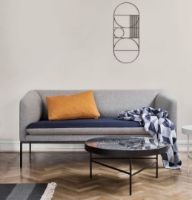 Billede af Ferm Living Marble Table Large Ø: 70,5 cm - Black 