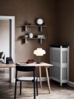 Billede af &Tradition Copenhagen SC13 Bordlampe H: 42 cm - Opal Glass/Bronzed Brass