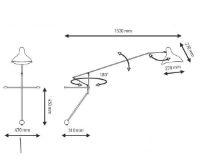 Billede af DCW Editions Mantis BS2 Schottlander Væglampe H: 45cm - Black