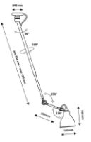 Billede af DCW Editions Lampe Gras N302 Pendel Rund H: 92cm - Sort/Sort