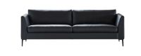 Billede af Mogens Hansen MH 272 3 Pers Sofa L: 222 cm - Odin Læder / Sort