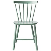 Billede af FDB Møbler J46 Poul M. Volther Stol SH: 45 cm - Støvet Grøn 