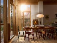 Billede af FDB Møbler J46 Poul M. Volther Stol SH: 45 cm - Flaskegrøn 