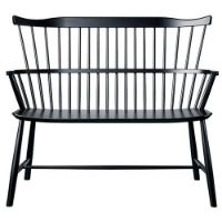 Billede af FDB Møbler Bænk Børge Mogensen J52D - Sort