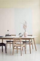 Billede af FDB Møbler J48 Stol Poul M. Volther Siddehøjde: 46 cm - Eg finér/Mat lak-