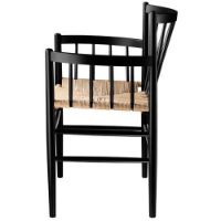 Billede af FDB Møbler Stol Jørgen Bækmark J81 Bøg/Flet - Sort/Natur 