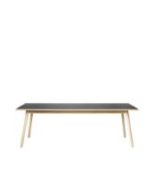 Billede af FDB Møbler Spisebord Poul M. Volther C35C 95x220 cm - Eg/Nero Sort 