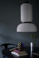 Billede af &Tradition SK4 In Between Dining Table Ø: 120 cm - Black Lacquered Oak