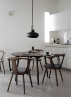 Billede af &Tradition SK4 In Between Dining Table Ø: 120 cm - Smoked Oiled Oak