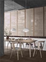 Billede af &Tradition SK6 In Between Dining Table 250x100 cm - Clear Lacquered Oak