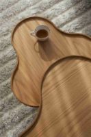 Billede af Swedese Flower Mono Sofabord 90x84x45 cm - Eg Natur Lak/Krom   