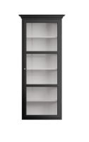 Billede af Lindebjerg Design Classic V4 Vitrineskab Højrehængt Dør 70x170 cm - Black