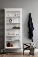 Billede af Lindebjerg Design Classic V4 Vitrineskab Højrehængt Dør 70x170 cm - White