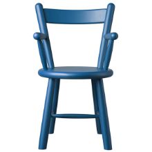 Billede af FDB Møbler Børnestol Børge Mogensen P9 H: 58 cm - Blå