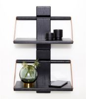 Billede af Andersen Furniture Shelf wood Wall Small 30x18x24 cm - Sort