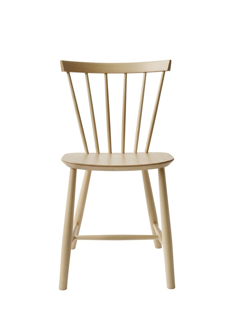 Billede af FDB Møbler J46 Poul M. Volther Stol SH: 45 cm - Bøg/Lakeret 