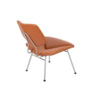 Billede af Vermund Larsen VL135 Cosy Loungestol SH: 40 cm - Sierra Cognac/Krom